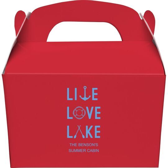 Live, Love, Lake Gable Favor Boxes